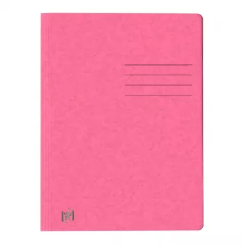 Oxford Top File+ Carpeta de Archivo A4 Rosa Cartón 390 g/m² Grapado Comercial/Oficial