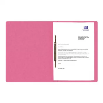Oxford Top File+ Carpeta de Archivo A4 Rosa Cartón 390 g/m² Grapado Comercial/Oficial