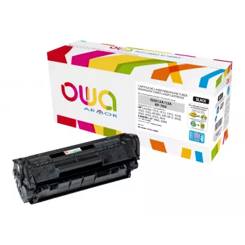 Armor OWA cartucho de tóner compatible negro (alternativa a HP Q2612A)
