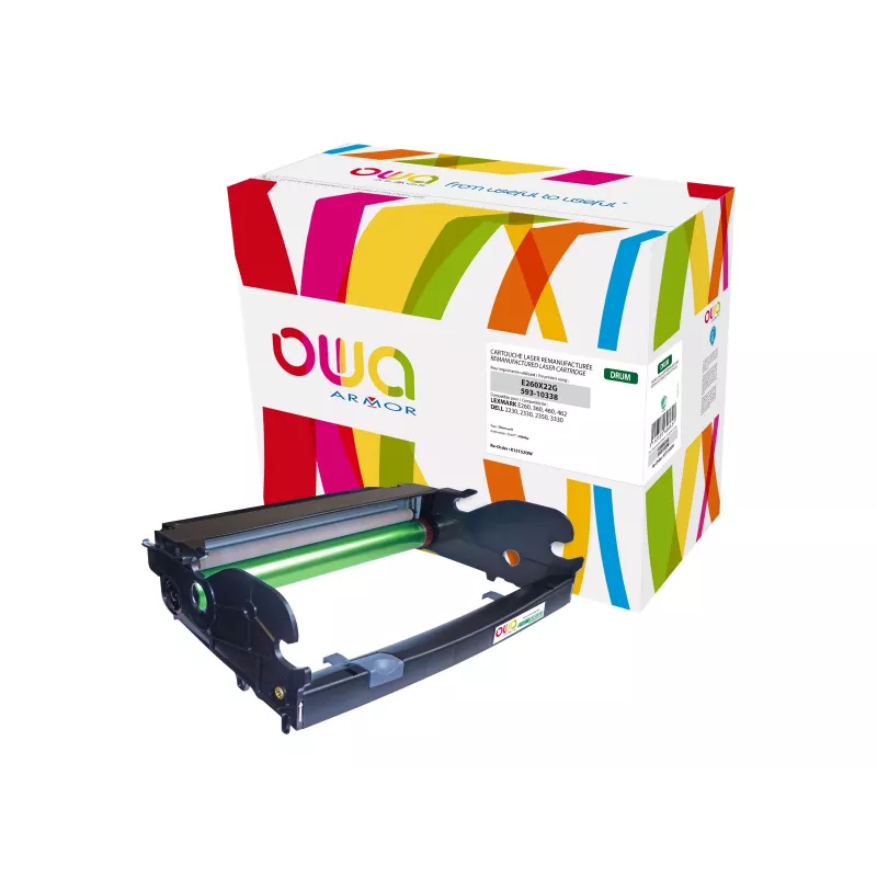 Armor K15152 unidad de tambor compatible negra (alternativa a Lexmark E260A11E)