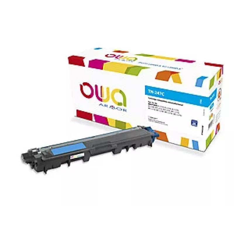 ARMOR OWA Tóner compatible Brother TN-247C cian 2.300 páginas con chip