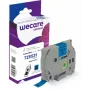 Armor K80051W4 Cinta de etiquetas compatible negro sobre azul para Brother TZE-531 12mm x 8m PET laminado