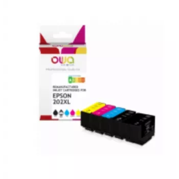 ARMOR OWA Tinta multipack compatible con Epson 202XL BK PBK CMY (K10609OW)