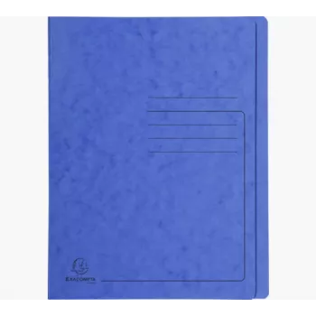 Exacompta Colorspan carpeta de anillas A4 azul 355 g/m² cartón fijación flexible