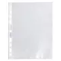 Exacompta Forever fundas perforadas A5 pack de 50 transparentes gofradas 0,06 mm