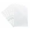 Exacompta Forever fundas perforadas A5 pack de 50 transparentes gofradas 0,06 mm