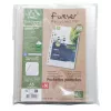 Exacompta Forever fundas perforadas A5 pack de 50 transparentes gofradas 0,06 mm