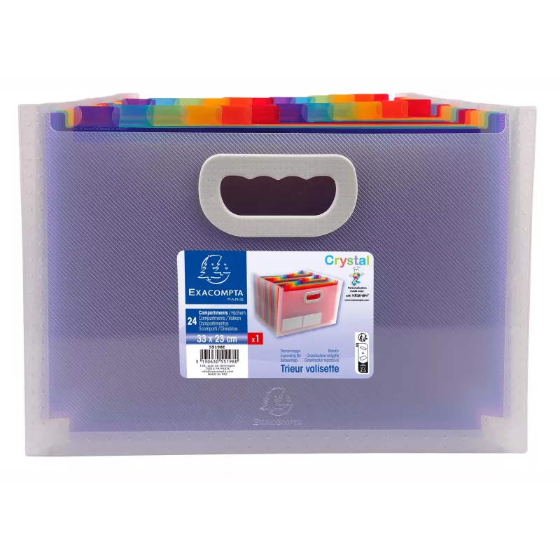 Exacompta 55198E - A4 - polipropileno (PP) - transparente - 330 mm - 250 mm - 235 mm