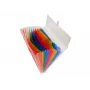 Exacompta Crystal archivador de expansión - 13 compartimentos - A4 - transparente