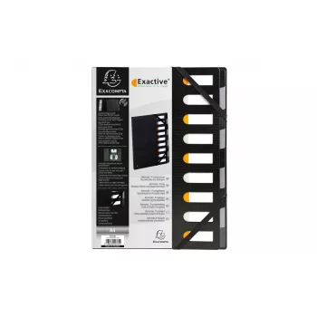 Exacompta 55334E Forever carpeta de documentos A4 polipropileno negro 320x240 mm