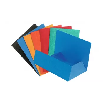 Exacompta 56400E separadores multicolor A4 - 200 hojas, 250x320 mm, cartón 100% reciclado, perforación universal, certificado Ángel Azul