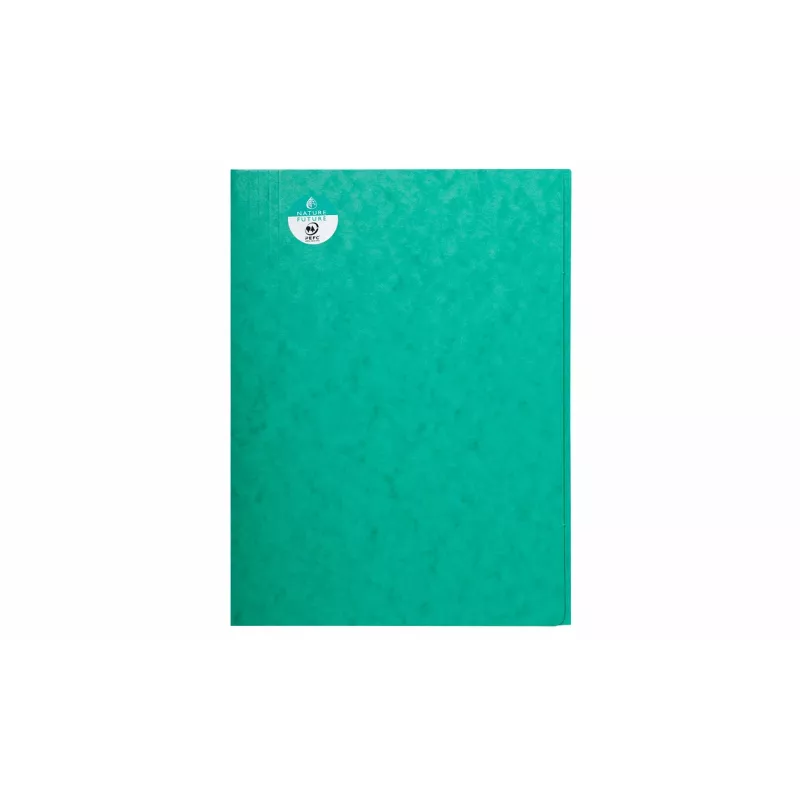 Exacompta 56415E carpeta de informes A4 verde 200 hojas 3 mm de lomo cartón reciclado