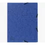 Exacompta Colorspan carpeta con goma A4 azul 355 g/m² 3 solapas con goma