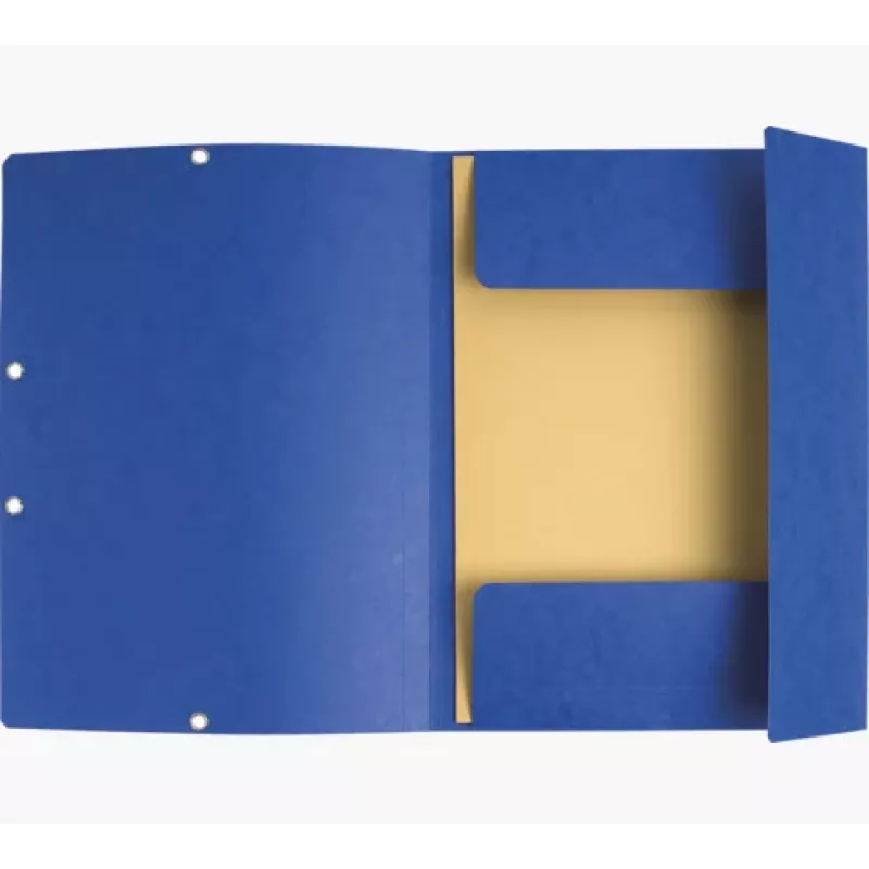 Exacompta Colorspan carpeta con goma A4 azul 355 g/m² 3 solapas con goma