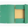Exacompta carpeta de archivo 55403E DIN A4 3 solapas cartón verde