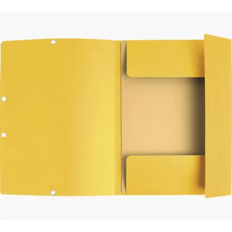 Exacompta carpeta de colección 55409E DIN A4 3 solapas cartón amarillo