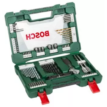 Set de brocas TiN y puntas de destornillador Bosch V-Line 83 piezas (2607017309)