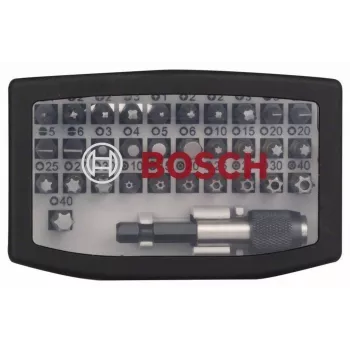 Bosch Accessories 2607017564 set de puntas 32 piezas set de puntas de destornillador con soporte magnético