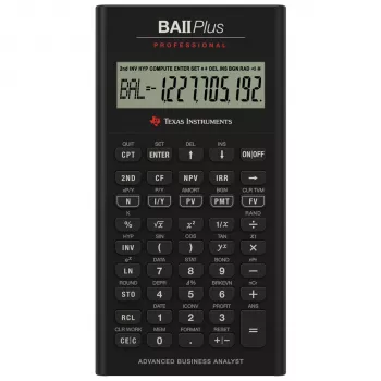 Texas Instruments BA II Plus Professional calculadora financiera