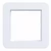 HAGER WAD7100WM marco embellecedor 1 elemento C.1 blanco luz mate