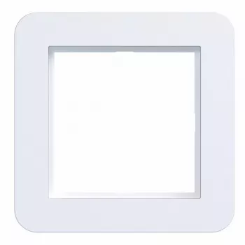 HAGER WAD7100WM marco embellecedor 1 elemento C.1 blanco luz mate