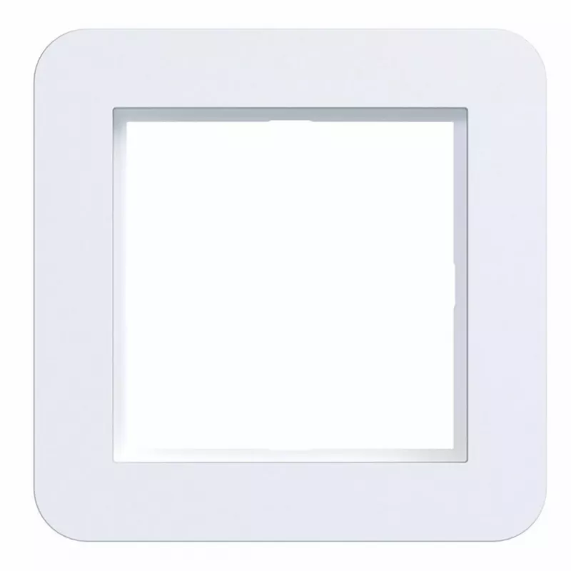 HAGER WAD7100WM marco embellecedor 1 elemento C.1 blanco luz mate