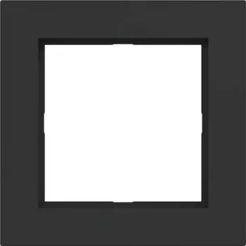 HAGER WAD6100BM marco embellecedor 1 elemento A.1 Night Black Matt