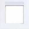 Hager marco 1 elemento con campo de rotulación A.8 blanco luz brillante WAD8101WG