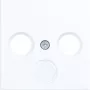 Hager placa central Ax/Cx blanco claro brillante WAF1168WG