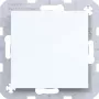 Hager tapa ciega con pieza central WAF1001WG (blanco polar, brillante)