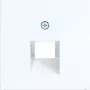 Hager kallysto.pur placa central Ax/Cx blanco claro brillante WAF1107WG