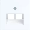 Hager placa central Ax/Cx blanco claro brillante WAF1108WG