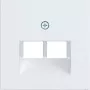 Hager pieza central Ax/Cx blanco claro mate WAF1108WM