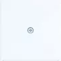 Hager placa central Ax/Cx blanco claro brillante WAF4400WG