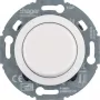 Hager WTN4011WG regulador de intensidad giratorio universal con pieza central, sistema 1930/Glas, blanco, empotrado, R L C LED