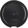 Hager WTF4400BG placa central para salida de cable, 1930 cristal, negro brillante