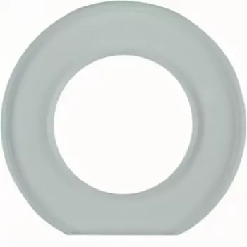 Hager serie cristal marco de cubierta de cristal 1 elemento transparente WTD7171GT