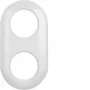 Hager WTD3200WG marco 2 elementos serie 1930 blanco polar brillante