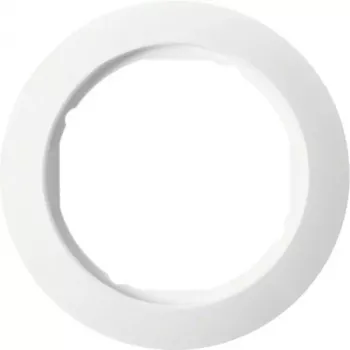 Hager WTD3191WG marco de cubierta 1 elemento para mecanismo central Ø58 mm serie 1930 blanco puro brillante