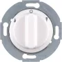 Hager WTE6161WG interruptor giratorio para persianas/estores unipolar blanco polar satinado