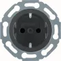 Hager Witty WTS1200BG toma Schuko negro brillante