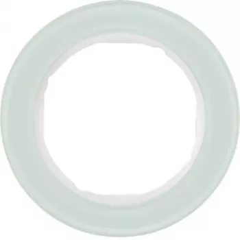 Hager WLD9100GW R.Classic marco de cubierta de cristal 1 elemento blanco polar
