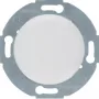 Hager WTF1001PW1 tapa ciega con placa central 1930/cristal blanco polar