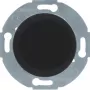 Hager WTF1001BG1 tapa ciega con pieza central 1930/cristal negro