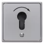 Hager WDE4450 Interruptor de llave empotrable para medio cilindro perfilado fundición inyectada IP44 1 contacto NA