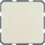 Hager WWS1111WP Toma SCHUKO con tapa abatible, empotrable, IP44, blanco