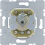Hager mecanismo de interruptor de llave bipolar empotrado para medio cilindro perfilado WDE382610