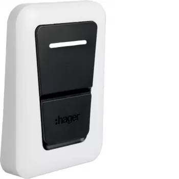 Hager XVS130 Placa cubierta blanco tráfico toma