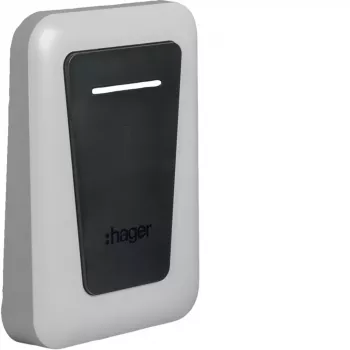 Hager XVS131 Placa cubierta blanco tráfico para salida de cable