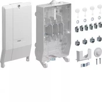 HAGER ZAN334C caja de acometida K3 250A IP54 RAL7035